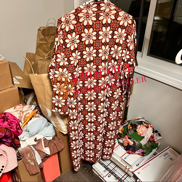 BLOGGERS FAV ZARA SPECIAL EDITION JACQUARD COAT CARDIGAN - Picture 3 of 9